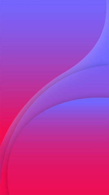 Vector fondo abstracto degradado púrpura para historias de instagram de amplificador móvil