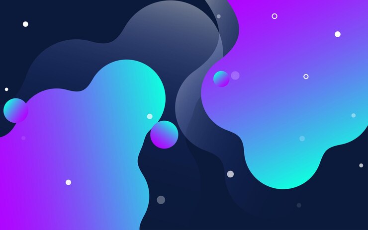 Vector fondo abstracto degradado que fluye formas líquidas