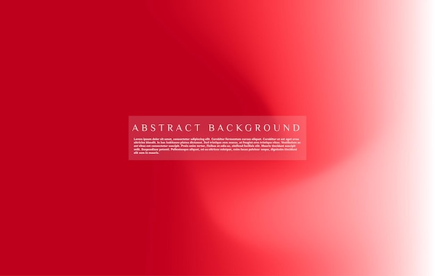 Fondo abstracto con degradado rojo y blanco curvo