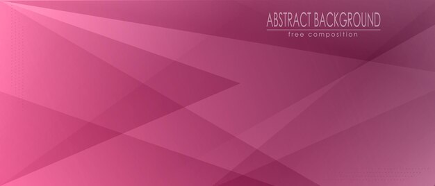 Fondo abstracto degradado rosa y magenta con formas geométricas arbitrarias Composición vectorial