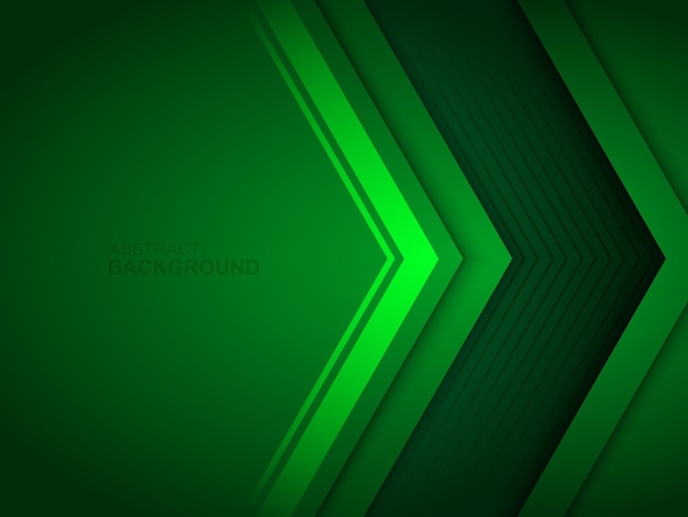 fondo abstracto degradado verde realista con dibujo de línea y luz