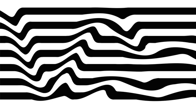 Fondo abstracto despojado en blanco y negro Glitch print