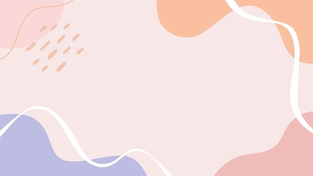 Fondo abstracto dibujo a mano varias formas y objetos de doodle