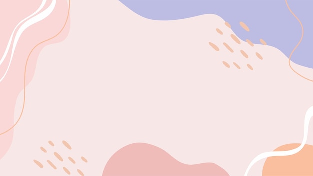 Fondo abstracto dibujo a mano varias formas y objetos de doodle