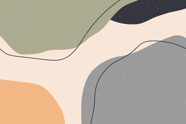 Fondo abstracto dibujo a mano varias formas y objetos de doodle