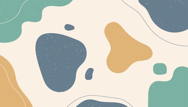 Fondo abstracto dibujo a mano varias formas y objetos de doodle