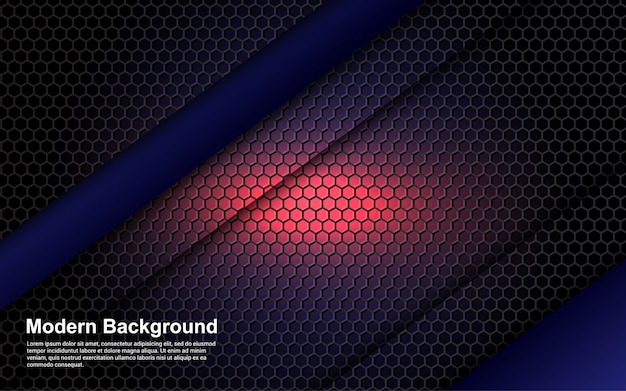 Fondo abstracto dimensión púrpura en negro moderno