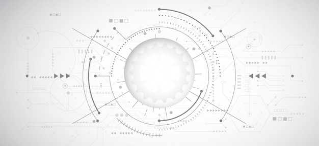 Fondo abstracto diseño 3d con tecnología