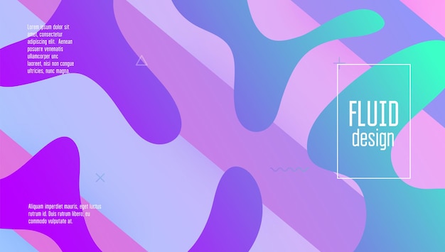 Fondo abstracto. Diseño del arco iris. Concepto geométrico. Folleto digital ondulado. Genial página de destino. Funda hipster rosa. Marco de plástico. Telón de fondo multicolor. Fondo abstracto lila