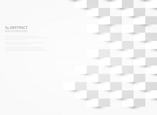 Fondo abstracto del diseño geométrico del corte del Libro Blanco.