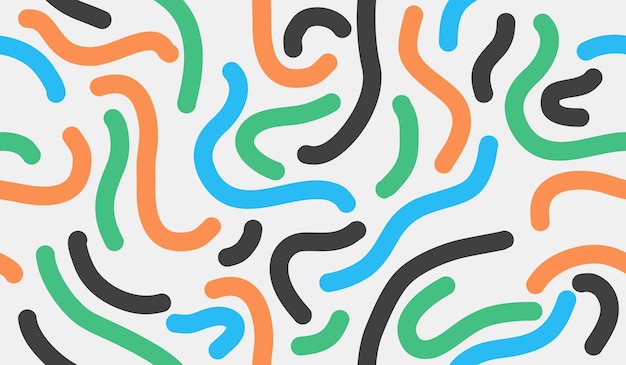 Fondo abstracto con diseño de patrón dibujado a mano