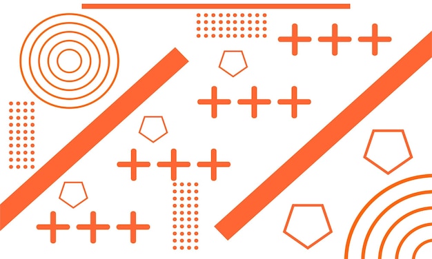 Fondo abstracto de diseño plano vector gratuito