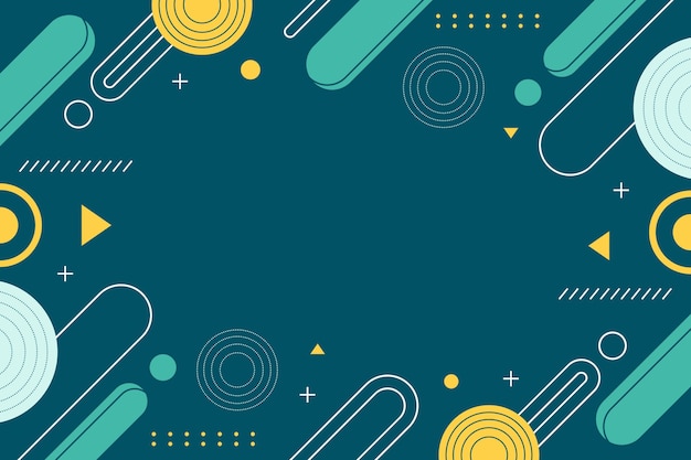 Fondo abstracto de diseño plano