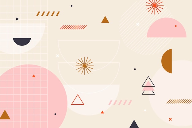 Fondo abstracto de diseño plano