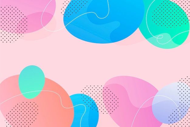 Fondo abstracto de diseño plano