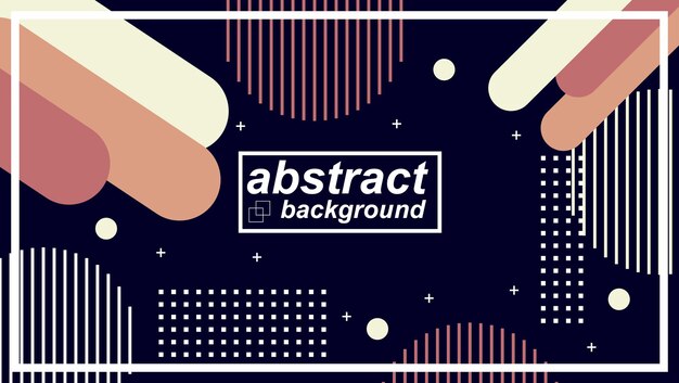 Fondo abstracto de diseño plano