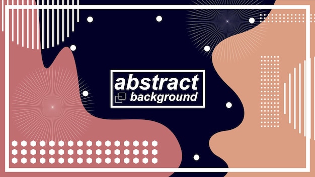 Fondo abstracto de diseño plano
