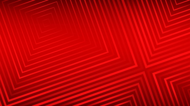 Fondo abstracto con diseño de semitono geométrico en color rojo