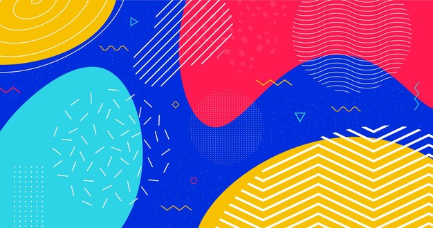 Fondo abstracto con diseño vectorial de formas fluidas. Cartel mínimo. Telón de fondo futurista. Composición dinámica 3d para banner, página de destino, web, portada, folleto.