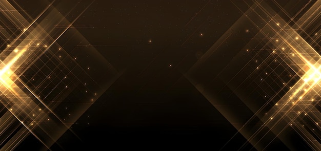 Fondo abstracto dorado
