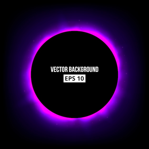 Vector fondo abstracto eclipse.