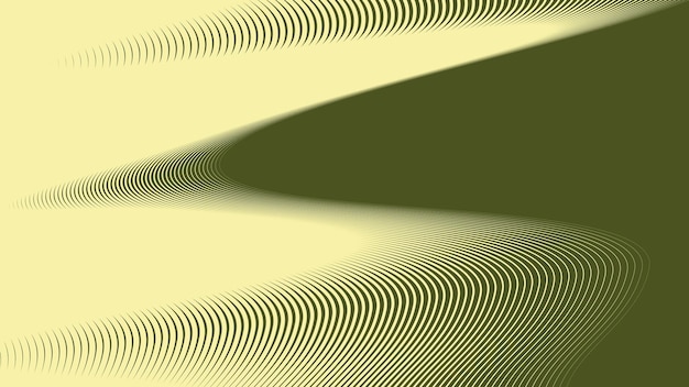 Fondo abstracto del ejército verde con línea curva para el fondo o la presentación
