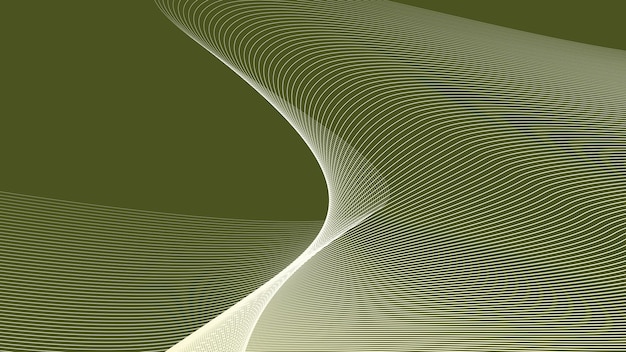 Fondo abstracto del ejército verde con línea curva para el fondo o la presentación