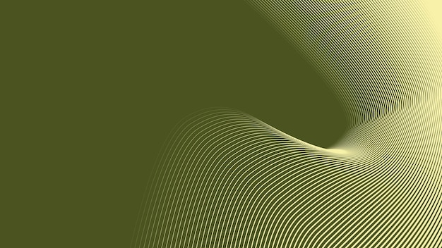 Fondo abstracto del ejército verde con línea curva para el fondo o la presentación