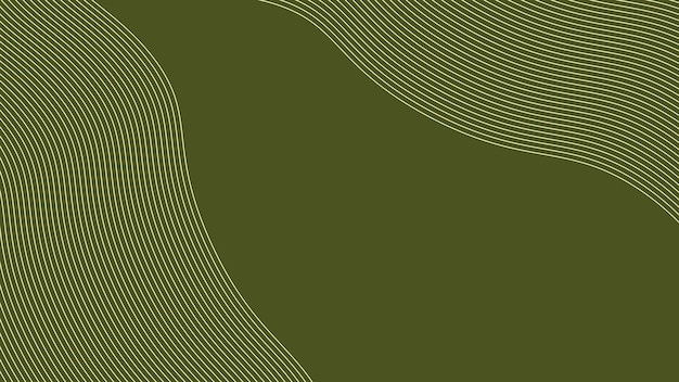 Fondo abstracto del ejército verde con línea curva para el fondo o la presentación