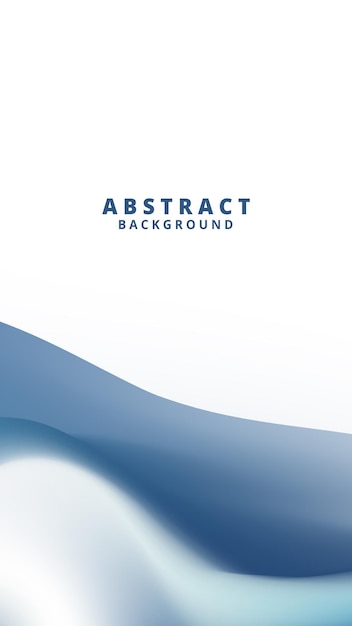 Fondo abstracto elegante y minimalista con una onda azul que fluye verticalmente