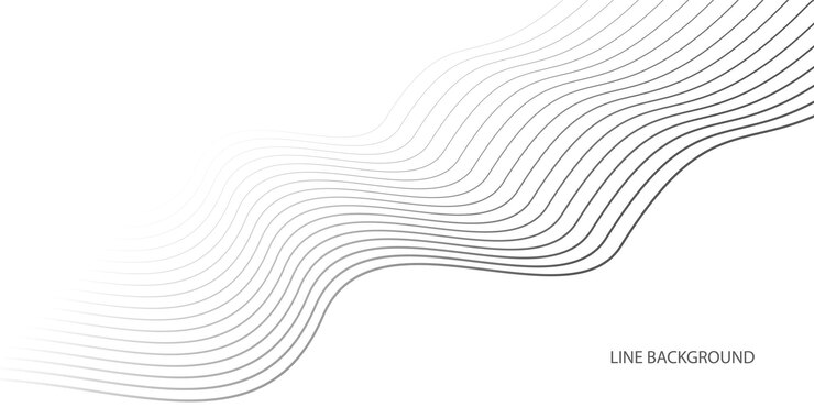 Fondo abstracto elegante con ondas de línea
