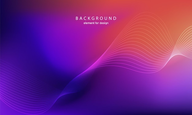 Fondo abstracto. Elemento de onda para el diseño.
