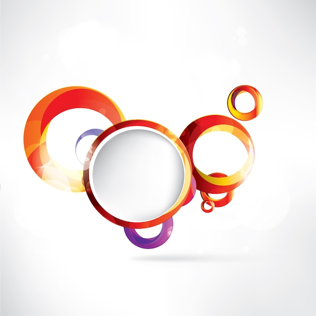 Fondo abstracto con elementos de color Ilustración vectorial abstracta con fondo