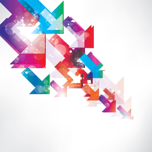 Fondo abstracto con elementos de color Ilustración vectorial abstracta con fondo