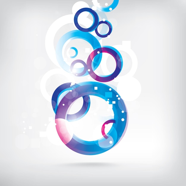 Fondo abstracto con elementos de color Ilustración vectorial abstracta con fondo