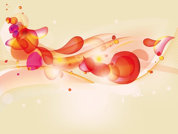 Fondo abstracto con elementos de colores Ilustración de vector abstracto con fondo