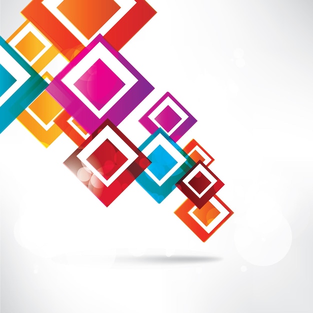 Fondo abstracto con elementos de colores Ilustración de vector abstracto con fondo
