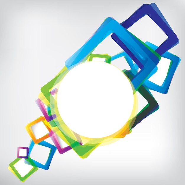 Fondo abstracto con elementos de colores Ilustración de vector abstracto con fondo