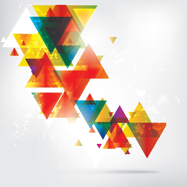 Fondo abstracto con elementos de colores Ilustración de vector abstracto con fondo