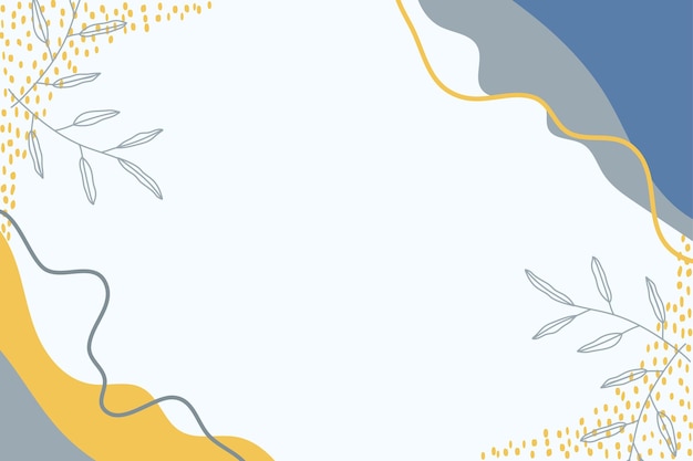 Fondo abstracto con elementos de doodle dibujados a mano Ilustración vectorial