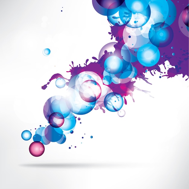 Fondo abstracto con elementos geométricos