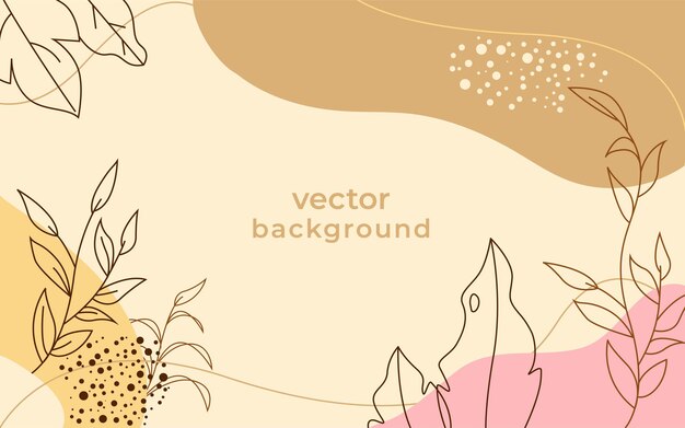 Vector fondo abstracto emblema floral