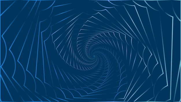 Fondo abstracto en espiral de línea Fondo abstracto de gradiente de línea con color brillante
