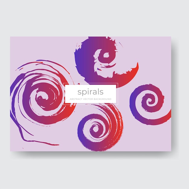 El fondo abstracto de las espirales