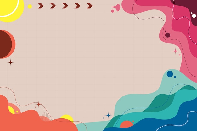 el fondo abstracto estético de Memphis