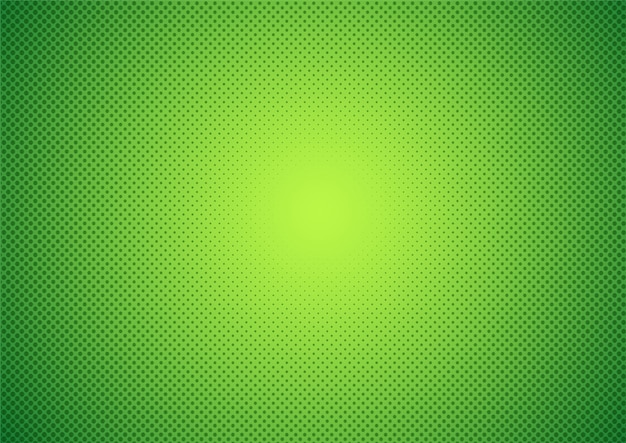 Fondo abstracto. Estilo de dibujos animados de semitono verde.