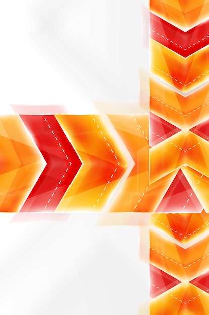 Fondo abstracto de flecha