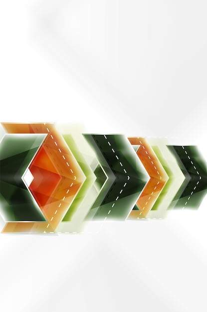 Fondo abstracto de flecha