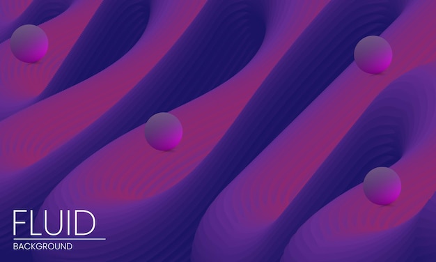 Fondo abstracto fluido degradado moderno vector libre