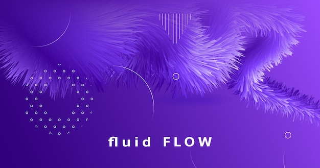 Fondo abstracto fluido con forma líquida degradado colorido